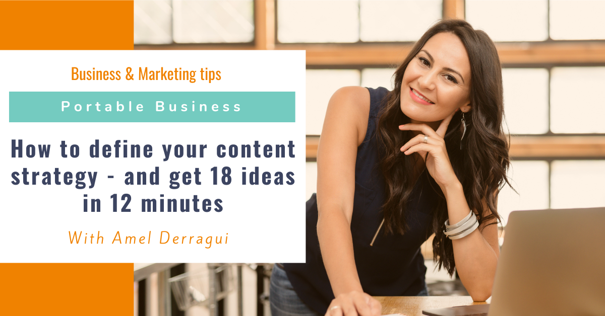 How to define your content strategy - and get 18 ideas in 12 minutes ...