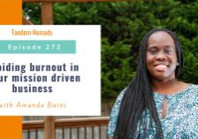 Avoiding burnout in your mission driven business – with Amanda Bates