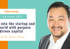 Diving into the startup and VC world with purpose driven capital